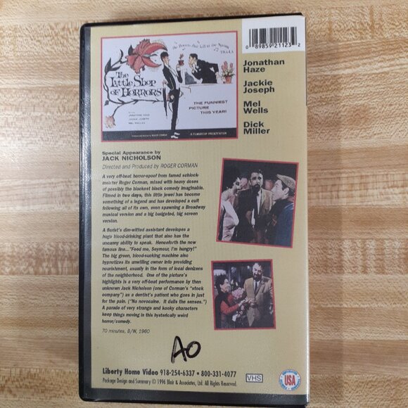 The Little Shop of Horror 1960 VHS Rare Clamshell VCI Home Video Roger Corman VG - Picture 3 of 7